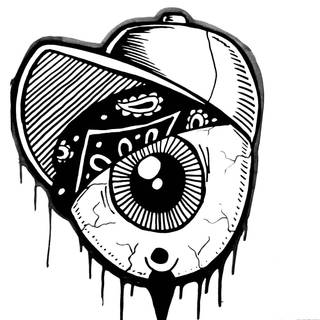 Gangster skull wallpaper