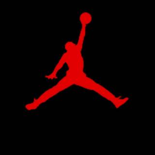 Pink Jordan logo wallpaper