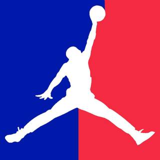 Pink Jordan logo wallpaper