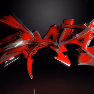 Graffiti 3D wallpaper