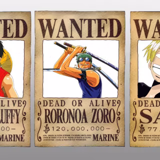 One piece wanted wallpaper