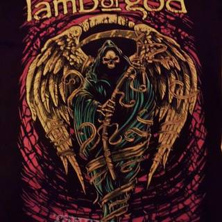 Lamb of god logo wallpaper