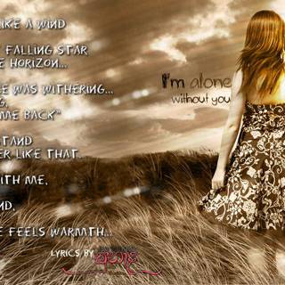 I am alone wallpaper