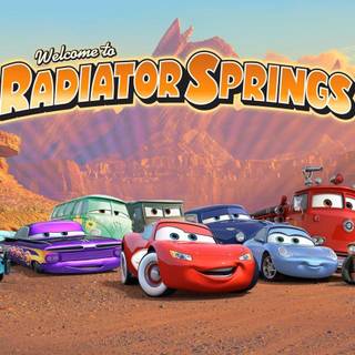 Cartoon cars wallpaper