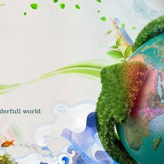 Save the world wallpaper