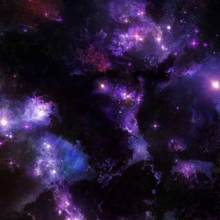 Purple space wallpaper