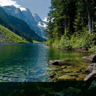 Cool river wallpaper