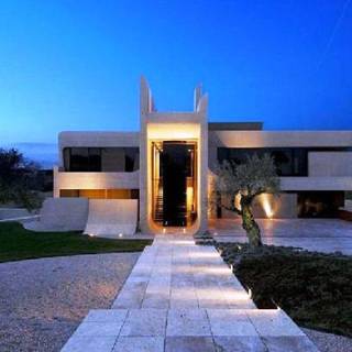 Modern house wallpaper