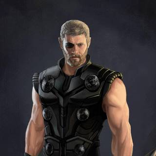 Thor in Infinity War wallpaper