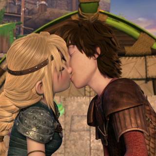 Hipo and Astrid wallpaper