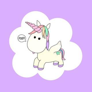 Cartoon unicorns wallpaper