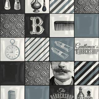 Barber shop wallpaper