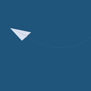 Paper airplane wallpaper