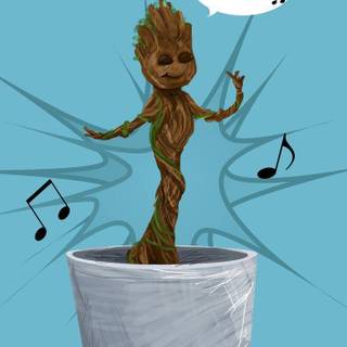 I am Groot wallpaper