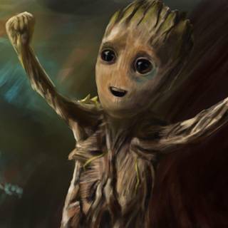 I am Groot wallpaper