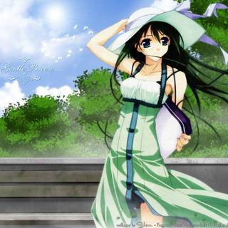 Sad anime girl wallpaper