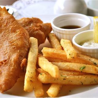 Fish and chips wallpaper