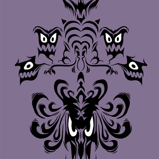 Haunted mansion wallpaper