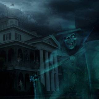 Haunted mansion wallpaper