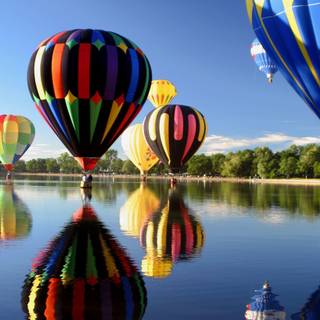 Hot air balloon HD wallpaper
