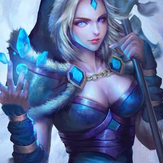 Crystal Maiden wallpaper
