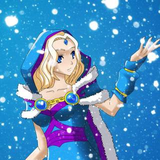 Crystal Maiden wallpaper