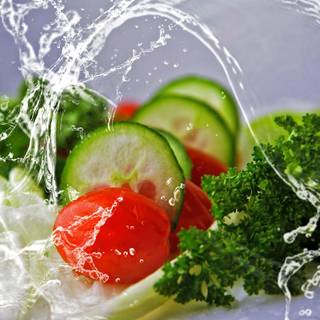 Fresh veggies wallpaper