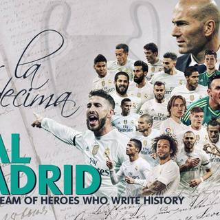 Real Madrid team 2018 wallpaper
