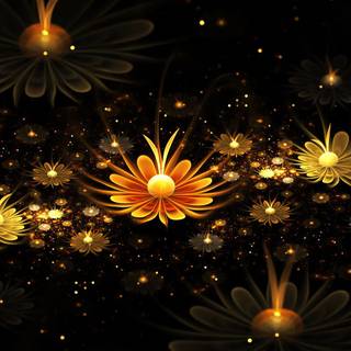 3D flower wallpaper