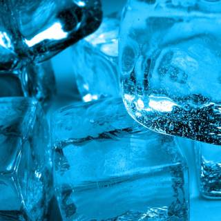 Ice cubes wallpaper