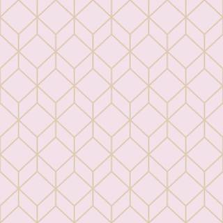 Pink and gold wallpaper