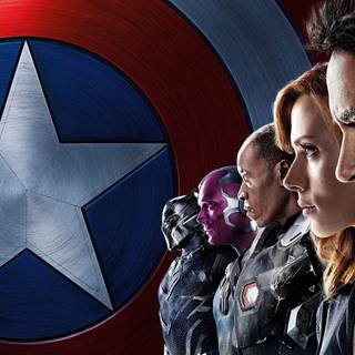 Iron Man vs Captain America wallpaper