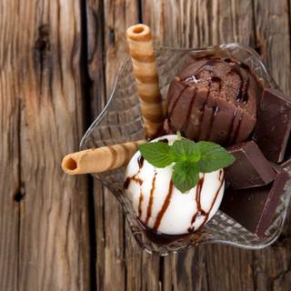 Chocolate wafer wallpaper