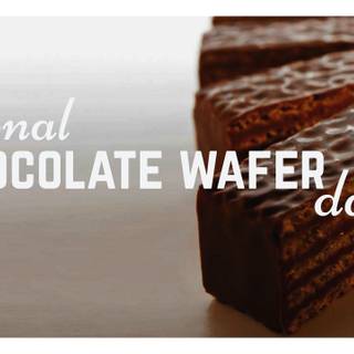 Chocolate wafer wallpaper