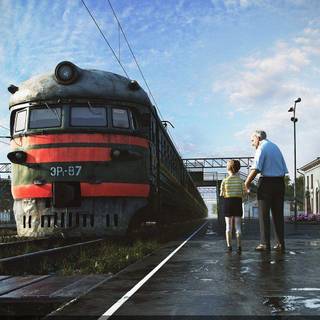 Train station wallpaper