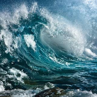 Sea wave wallpaper