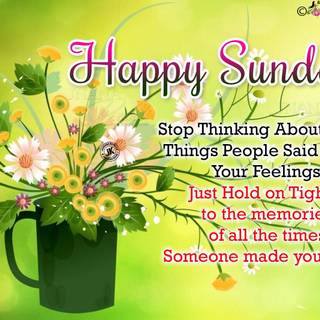 Happy sunday wallpaper