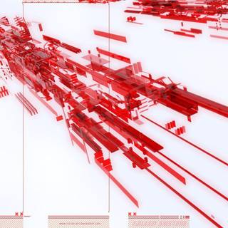 Abstract white and red wallpaper