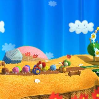 Yoshi's Woolly World wallpaper