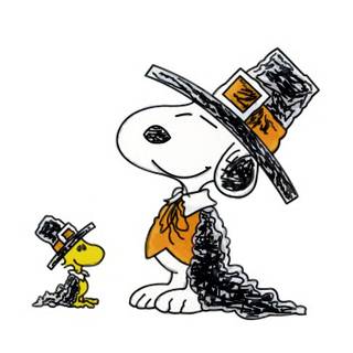 Snoopy and Woodstock camping wallpaper