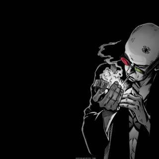 Cigarette Smoking Man wallpaper