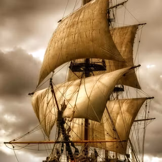 Sailing ship wallpaper