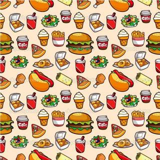 Junk food wallpaper