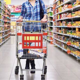 Supermarket wallpaper