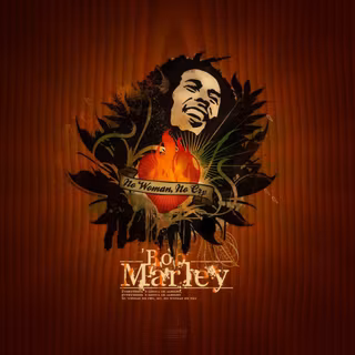Wallpaper reggae bob marley