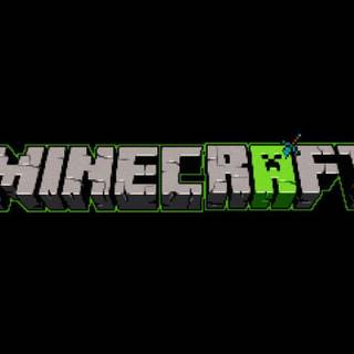 Minecraft with black background