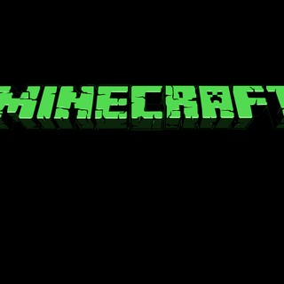 Minecraft with black background