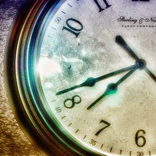 Clock wallpaper for desktop