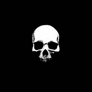 Black skull HD wallpaper