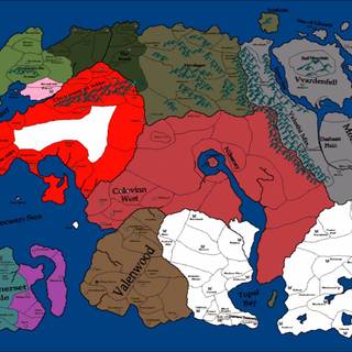 Tamriel Map Wallpaper